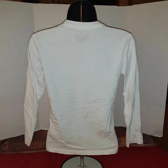 Youth Unisex Tommy Hilfiger Chest Logo Long-Sleeve Shirt Sz S 8/10 - Picture 4 of 4